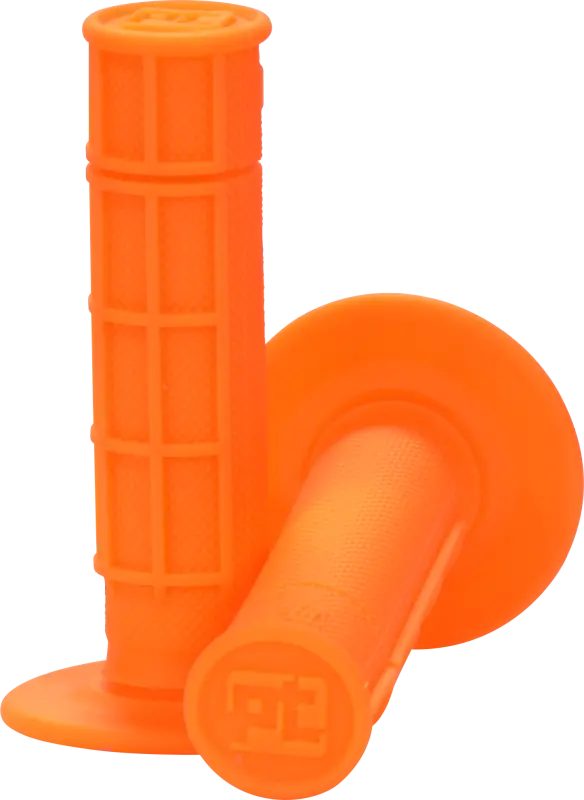 Protaper 1/2 Waffle Grips - Neon Orange 1
