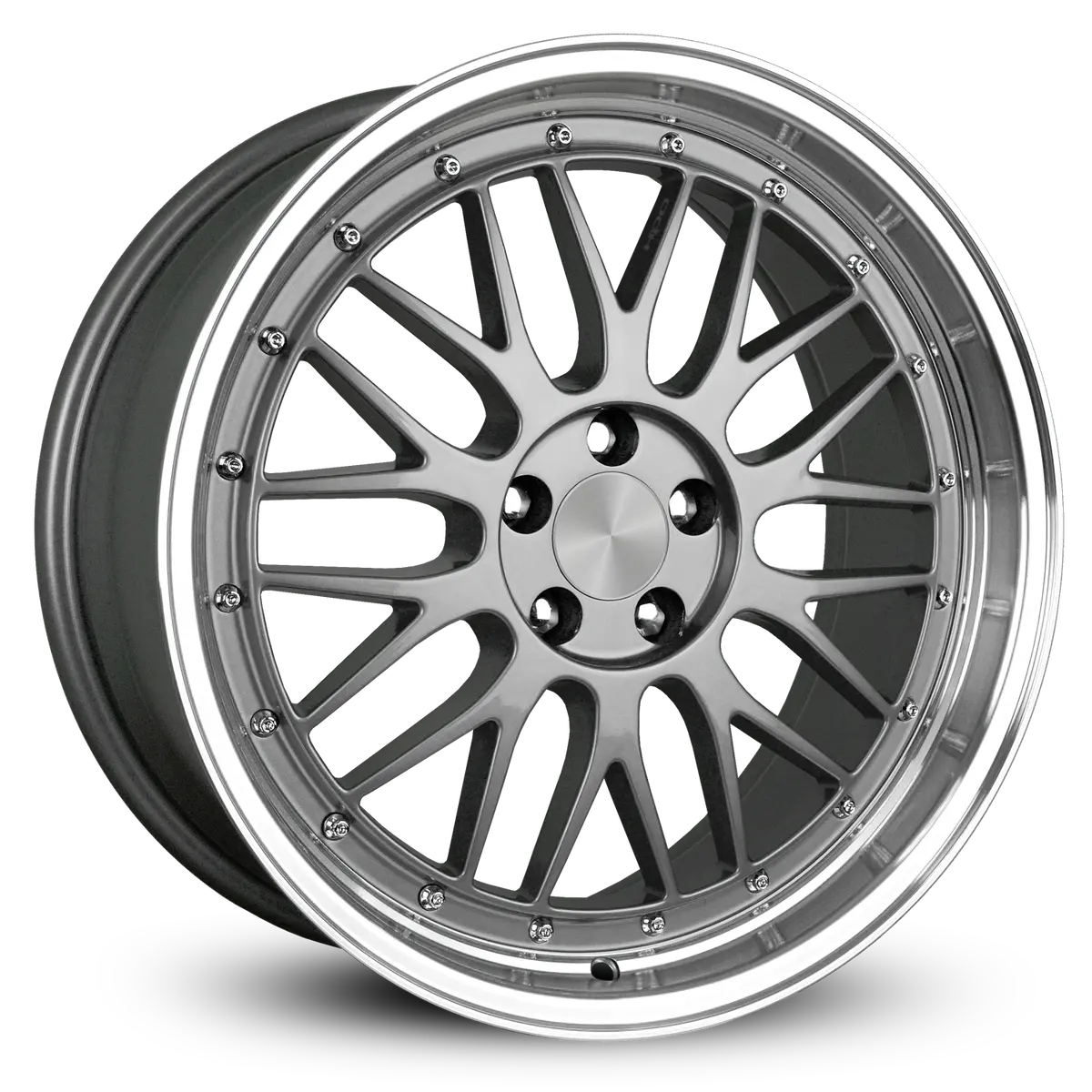 Pro Trak | Gunmetal Polished Lip | 18X8.0 ( 5X100 ) 1