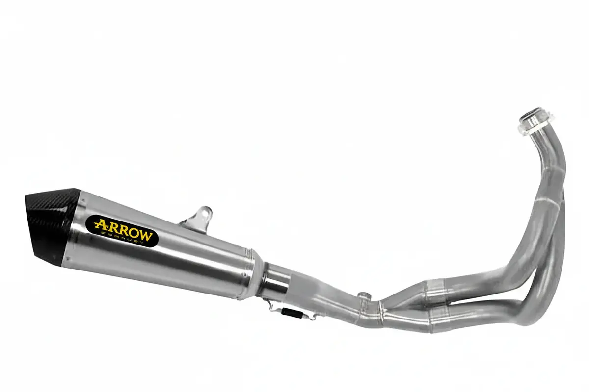 Arrow  Kawasaki  Z650 / Ninja 650 / Versys 650 E5+ 2025 Full System With X-Kone Nichrom Silencer - 77001Xki 1