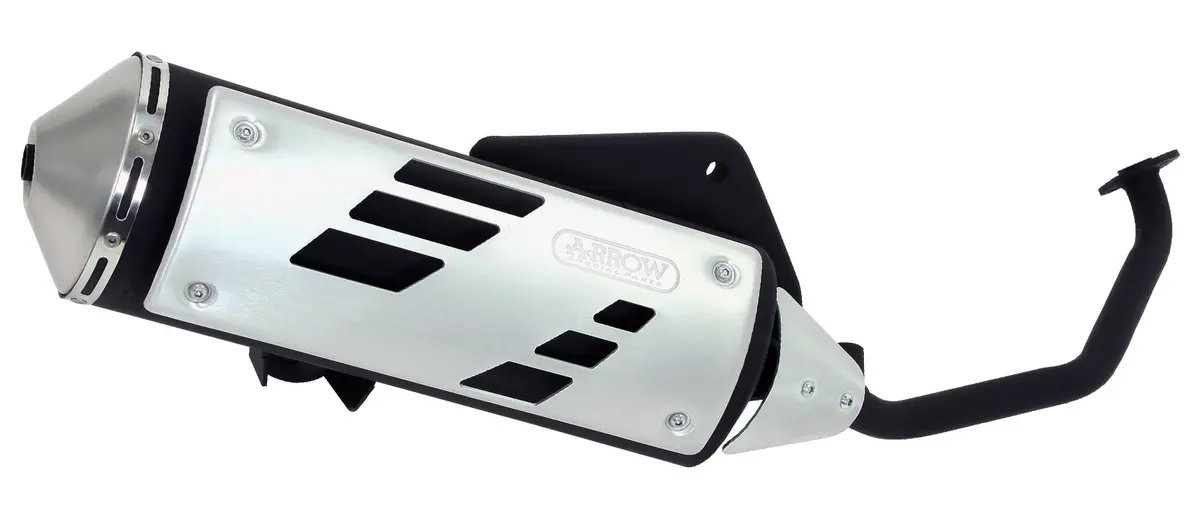 Arrow Aprilia Sr 200Gt '22 Aluminum Dark Urban Silencer With Collector 53549Ann 1