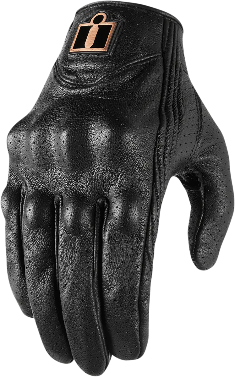 Icon Women's Pursuit Classic™ Perforated Gloves - Black - Large 3302-0802 1