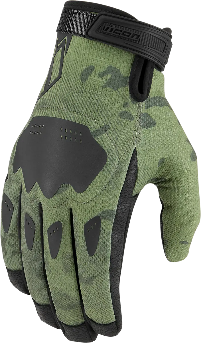 Icon Hooligan™ Ce Gloves - Green Camo - Medium 3301-4403 1