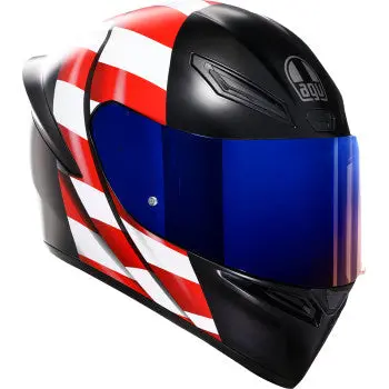 In Stock Agv  K1 S Helmet - Us Flag - Red/White/Blue - Xl  2118394003-068-Xl 1
