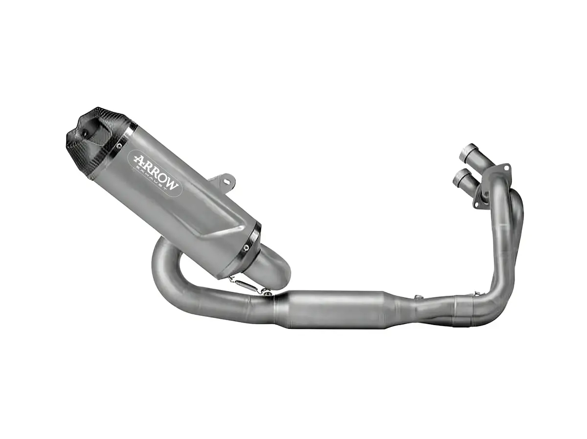 Arrow  Kawasaki Ninja 650/Z650 '23/24 E5+ Full System With Icon Titanium Silencer - 77501Pk 1