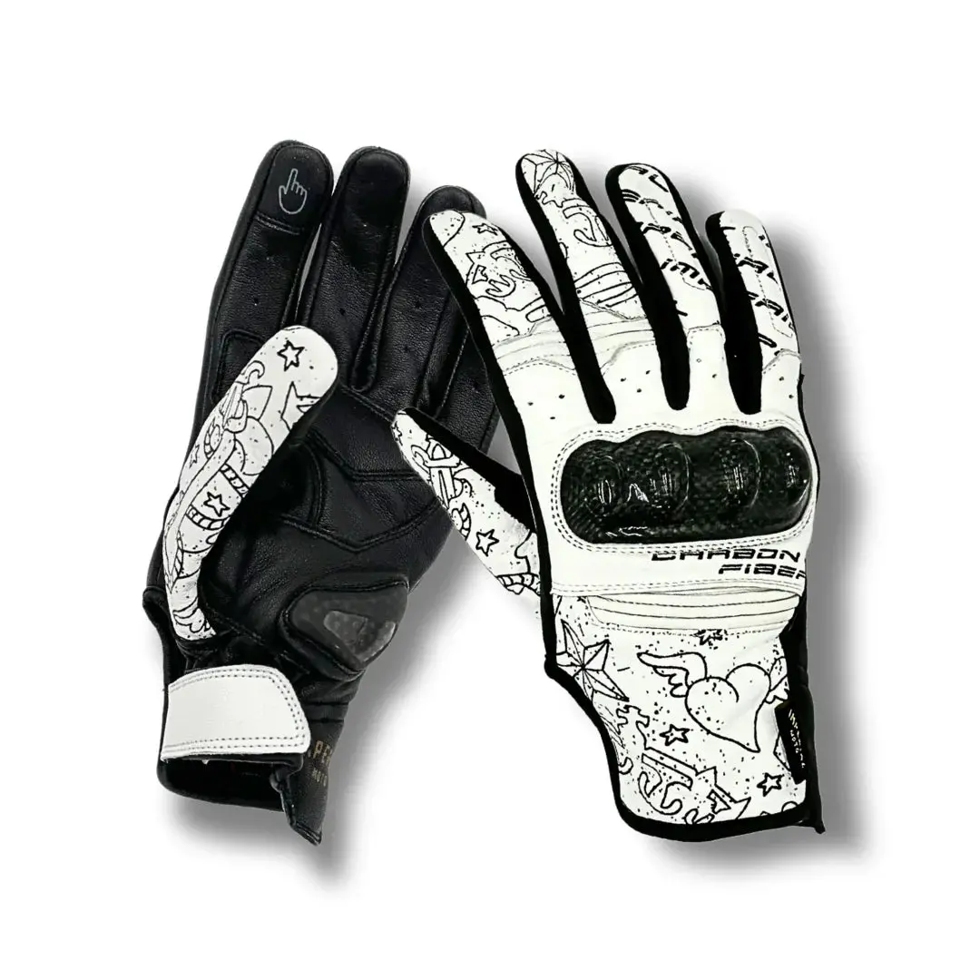 In Stock Imperial Moto  Hold Fast Rs Gloves - White - Large 1