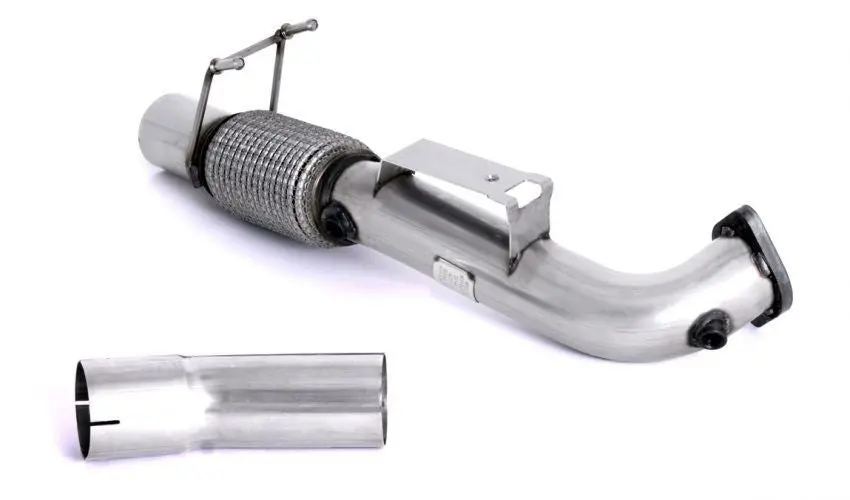 Miltek Focus Rs Mk3 - Large Bore Downpipe With Decat For Fitment To Milltek Cat Back Only 1