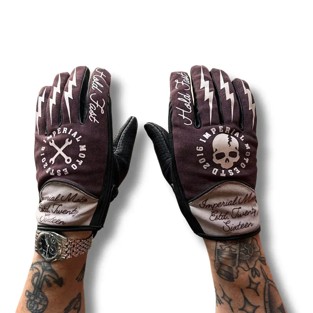 In Stock Imperial Moto Hold Fast Summer Glove - Brown - Xl 1