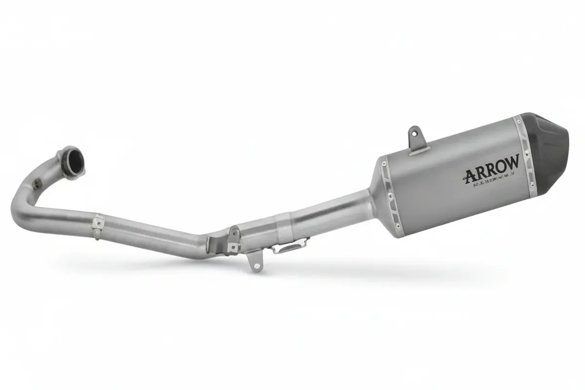 Arrow Husqvarna 701 Enduro/Supermoto E5+ '25/'26 Full System With Explorer Titanium Exhaust - 72669Pk 1