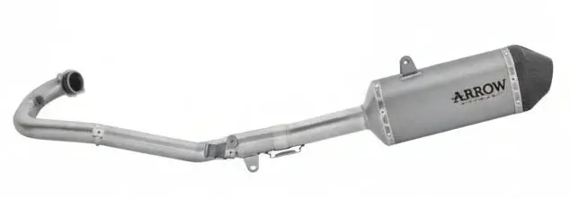 Arrow  Husqvarna 701 Enduro/Supermoto E5+ '25/'26 Full System With Explorer Aluminium Dark Exhaust - 72669Akn 1