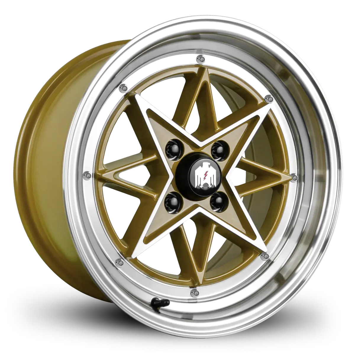Rs-L | Gloss Gold Machined 1