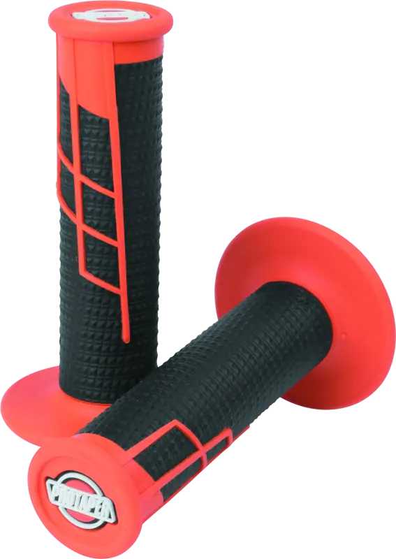 Protaper Clamp-On 1/2 Waffle Grip - Orange/Black 1