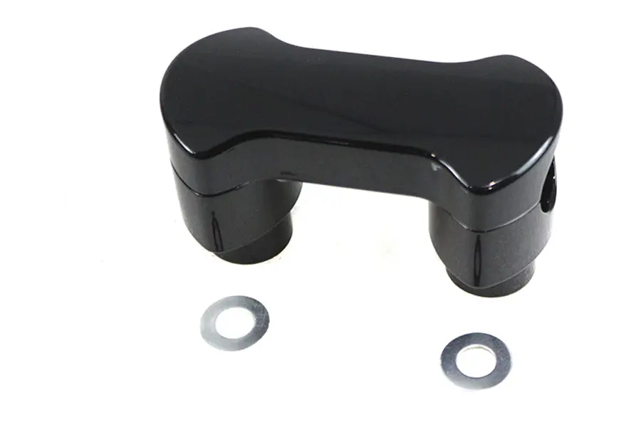 1-1/4 Inch X 2 Inch Riser Kit Black - V-Twin Mfg. 1