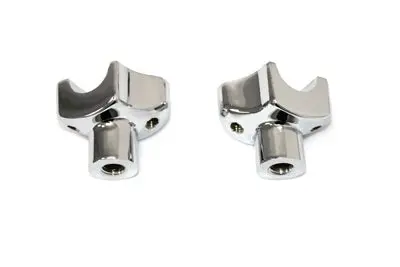 1-7/8 Inch Riser Stem Set Chrome - V-Twin Mfg. 1