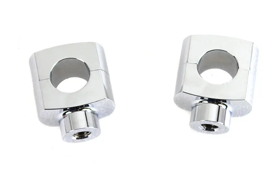 1-1/2 Inch Short Riser Set Chrome - V-Twin Mfg. 1