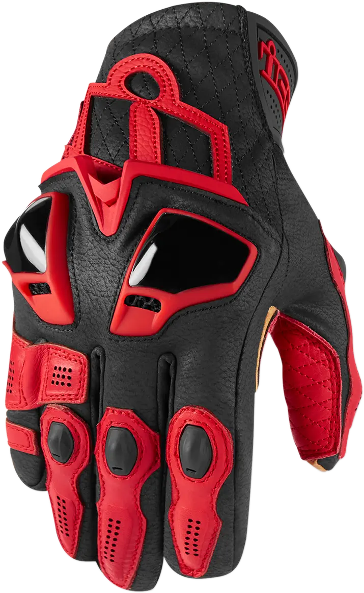 Icon Hypersport™ Short Gloves - Red - Large 3301-3547 1
