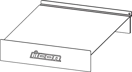 Icon Slatwall Display Shelf 9903-0497 1