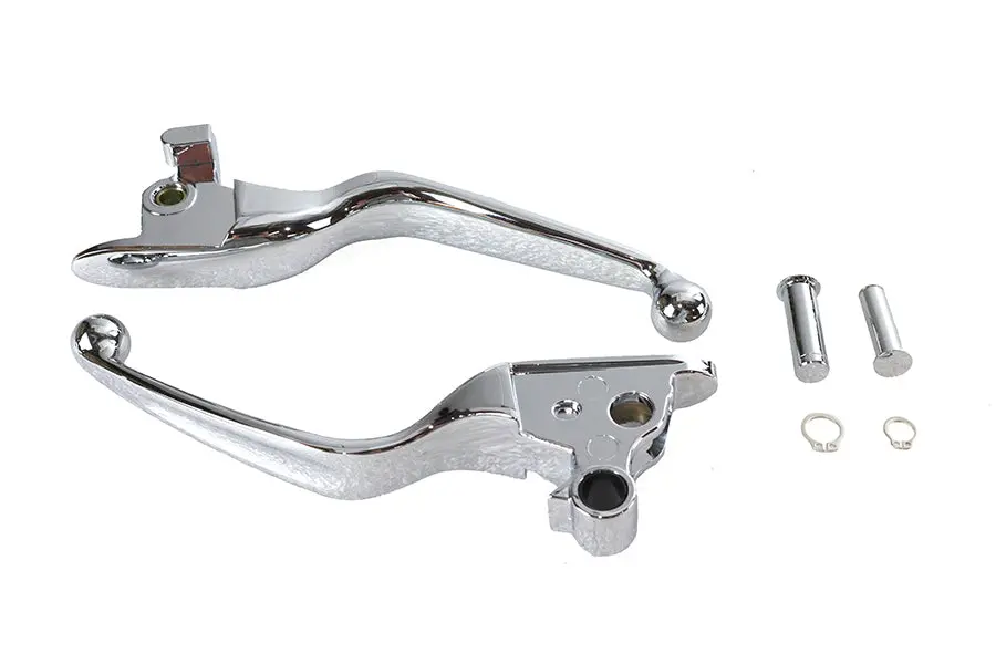 Hand Lever Set Chrome - V-Twin Mfg. 1