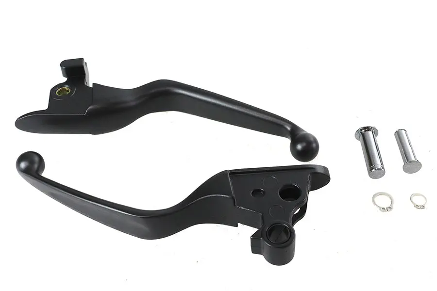 Hand Lever Set Black - V-Twin Mfg. 1