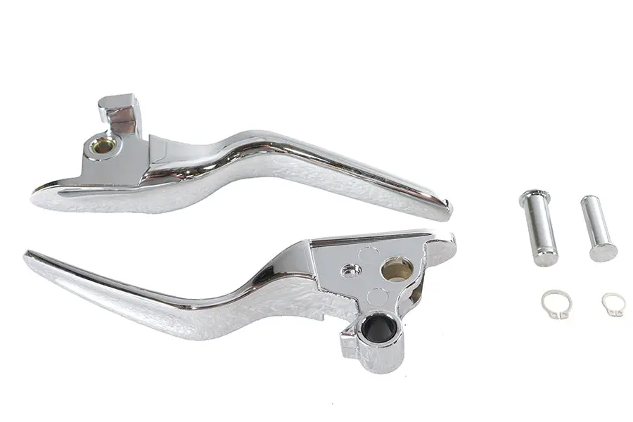Hand Lever Set Chrome - V-Twin Mfg. 1