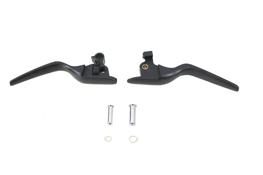 Hand Lever Set Black - V-Twin Mfg. 1