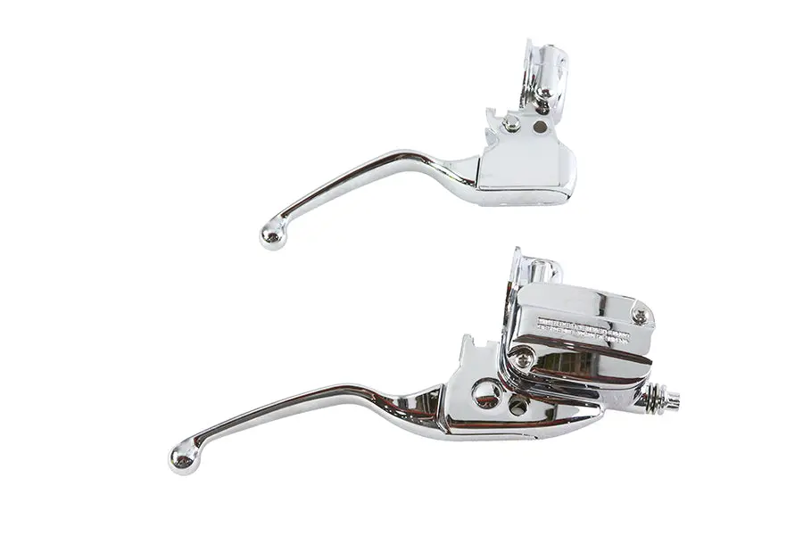 Clutch Bracket And Master Cylinder Reservoir Kit Chrome - V-Twin Mfg. 1