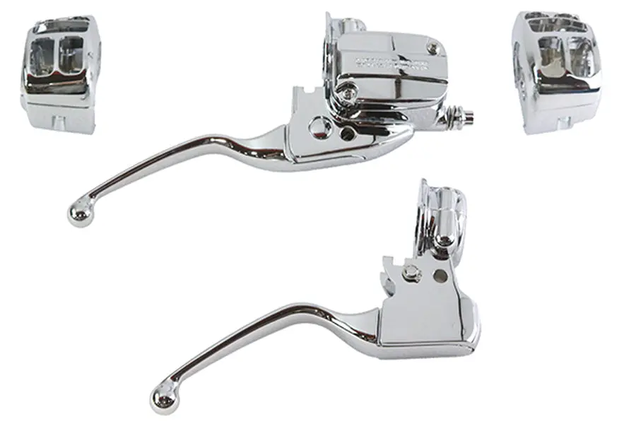 Handlebar Control Kit Chrome - V-Twin Mfg. 1