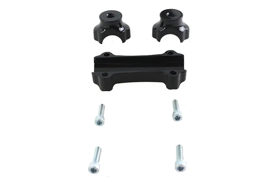 Fat 1 Inch Riser Set Black - V-Twin Mfg. 1