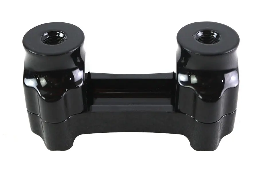 Fat 1 Inch Riser Set Black - V-Twin Mfg. 1