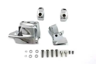 Handlebar Control Cover Set Chrome - V-Twin Mfg. 1