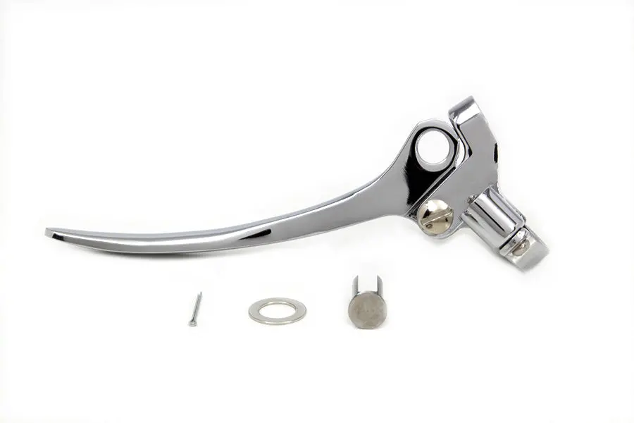 Chrome Replica Brake Hand Lever Assembly - V-Twin Mfg. 1