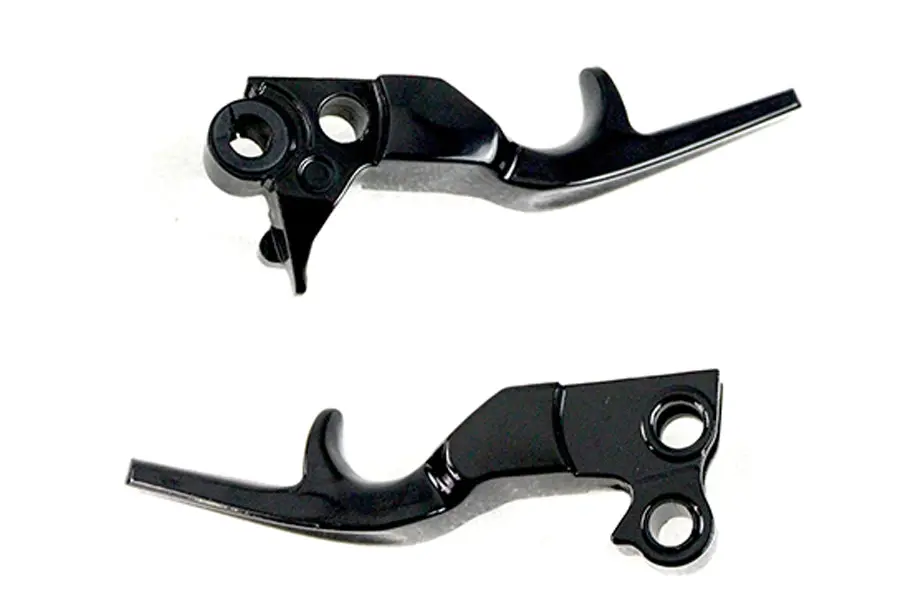 Short Trigger Lever Set Black - V-Twin Mfg. 1