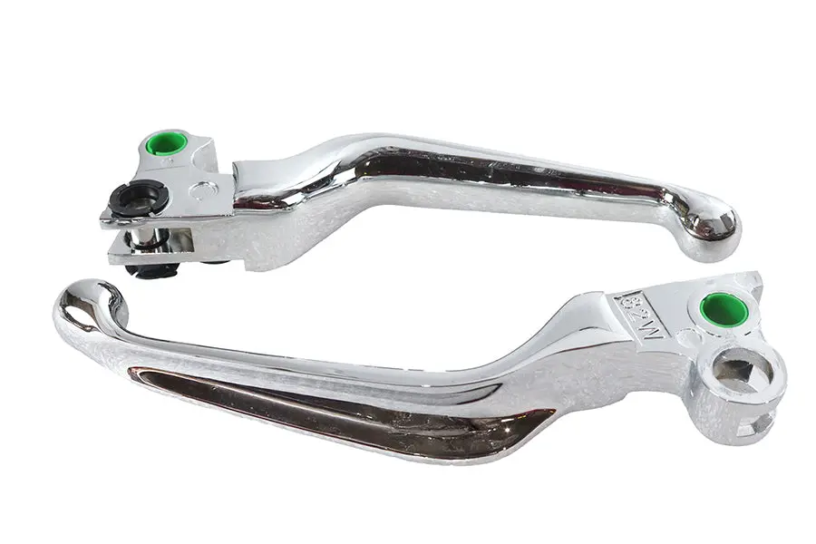 Chrome Contour Hand Lever Set - V-Twin Mfg. 1