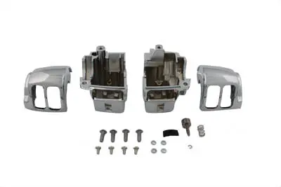 Handlebar Switch Housing Kit Chrome - V-Twin Mfg. 1