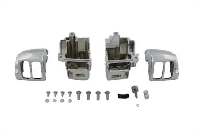 Handlebar Switch Housing Kit Chrome - V-Twin Mfg. 1