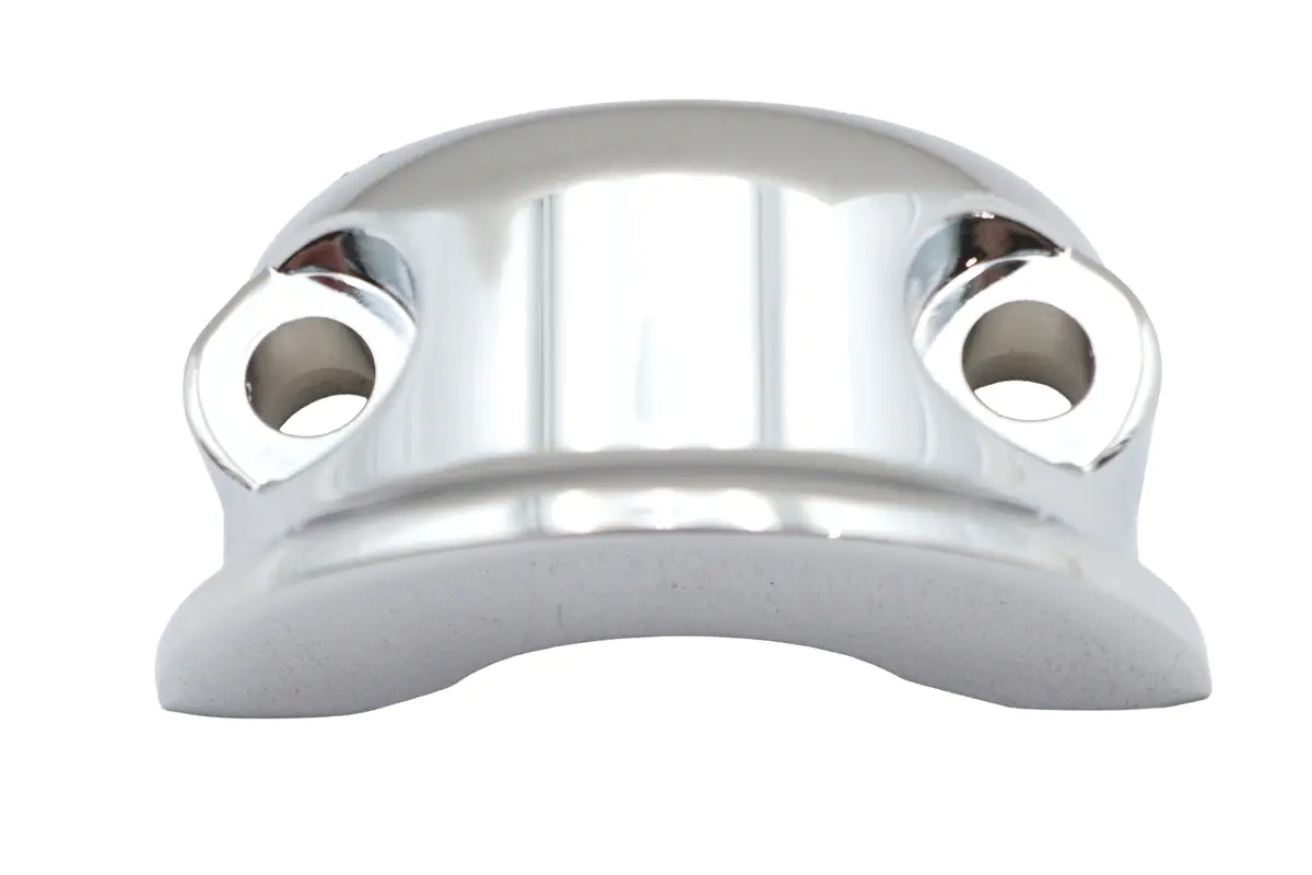 Clutch Hand Lever And Master Cylinder Clamp Chrome - V-Twin Mfg. 1