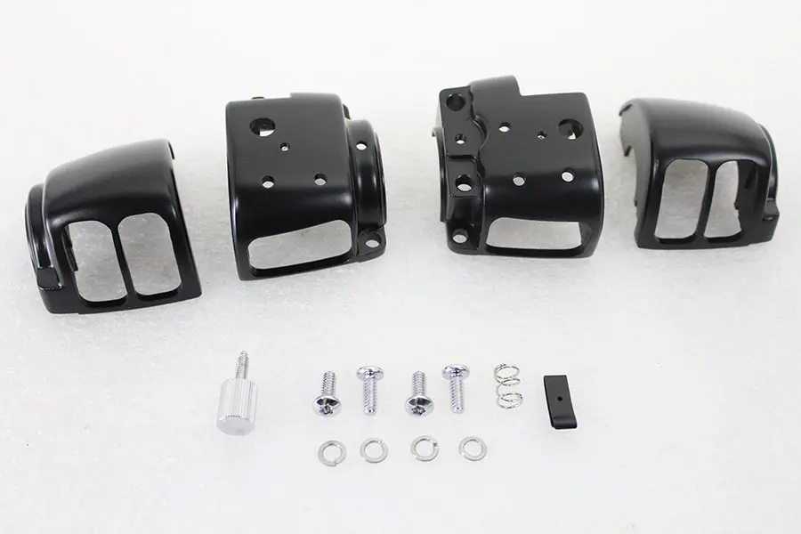 Handlebar Switch Housing Kit Black - V-Twin Mfg. 1