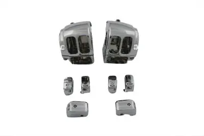 Handlebar Control Switch Housing Kit Chrome - V-Twin Mfg. 1