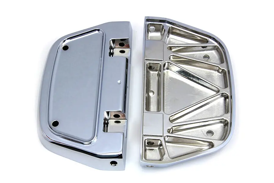 Chrome Passenger Footboard Set - V-Twin Mfg. 1