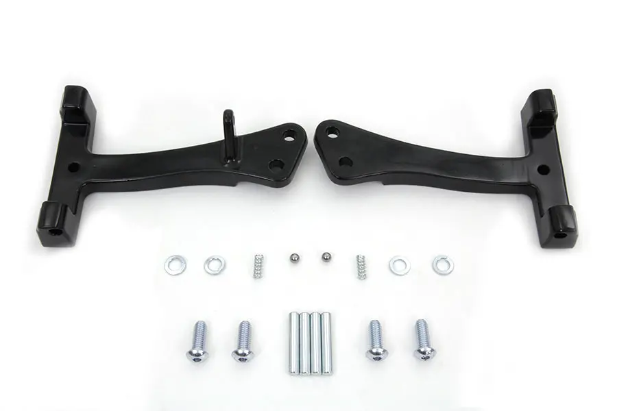 Passenger Footboard Support Black - V-Twin Mfg. 1