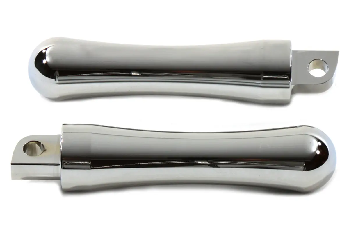 Chrome Contour End Footpeg Set - V-Twin Mfg. 1