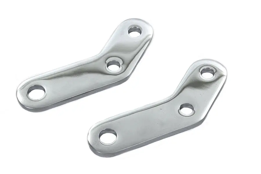 Chrome Elevated Footpeg Mount Bracket Set - V-Twin Mfg. 1