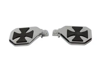 Chrome Mini Peg-Board Set With Maltese Design - V-Twin Mfg. 1