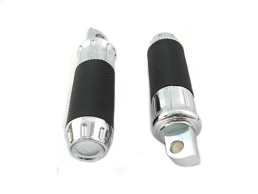 Chrome Plain Style Footpeg Set - V-Twin Mfg. 1