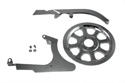Chrome Belt Guard Kit - V-Twin Mfg. 1