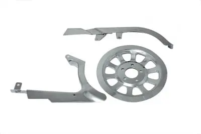 Chrome Belt Guard Kit - V-Twin Mfg. 1