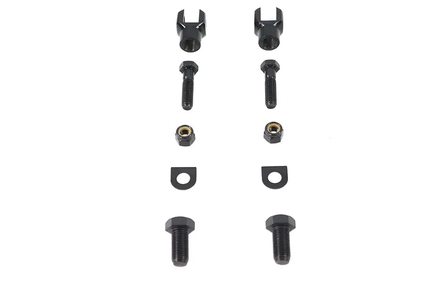 Footpeg Mount Yoke Set Black - V-Twin Mfg. 1