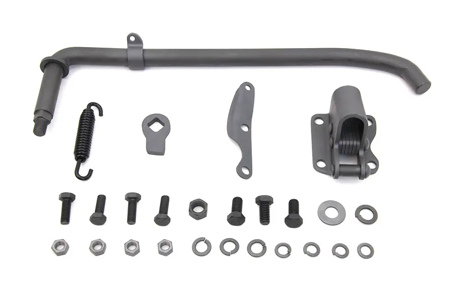 Replica Parkerized Jiffy Kickstand Assembly Kit - V-Twin Mfg. 1