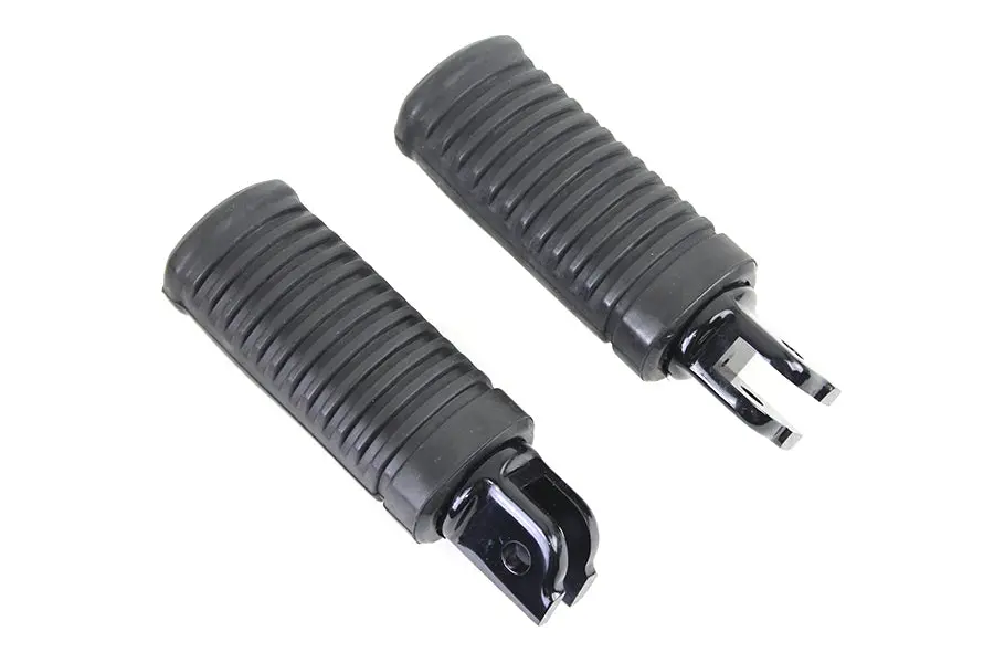 M8 Driver Footpeg Set Black - V-Twin Mfg. 1