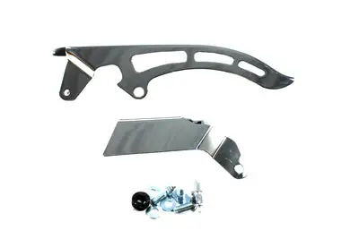 Chrome Rear Belt Guard Upper - V-Twin Mfg. 1