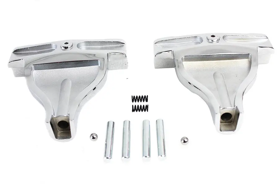 Passenger Footboard Support Set Chrome - V-Twin Mfg. 1